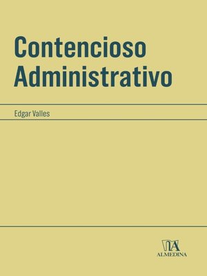 cover image of Contencioso Administrativo